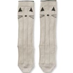 Liewood Sofia knee socks 2pk – cat sweet rose - 22-24