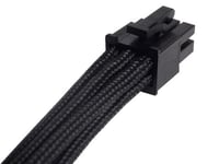 Silverstone 6-pin 25cm PCIe Extension - Black :: SST-PP07-IDE6B  (Components > I