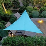 Triangle Viewing Awning 4 * 4m Sky Blue