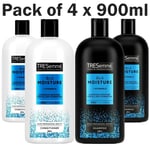 TRESemmé Hair Shampoo & Conditioner TRESemme Moisture Rich Pack Set of 4 x 900ml