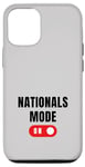 Coque pour iPhone 15 Pro Mode national pour athlète, sports, football, gymnastique, natation