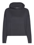 Soft Cropped Hoodie Sport Sweat-shirts & Hoodies Hoodies Black Röhnisch