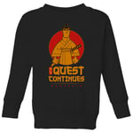 Samurai Jack My Quest Continues Kids' Sweatshirt - Black - 7-8 Years - Black