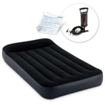 Uppblåsbar madrass 191x99x25 cm med kolvpump INTEX 64141