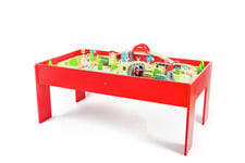 Chad Valley Battery Powered Train and Table - 90 Piece Set