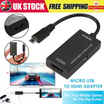 MHL Micro USB 2.0 to HDMI Adapter Converter Cable HD TV For Android SmartPhones