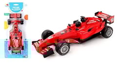 FLYPOP'S - Voiture De Course - 028000 - Rouge - Plastique - Véhicule Friction - Vacances - Jouet Enfant - Cadeau - Anniversaire - 26 cm x 8 cm - À Partir de 3 Ans