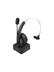 LogiLink Bluetooth mono headset with charging stand microphone