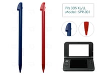 2 x Red Blue Stylus for Nintendo 3DS XL/LL Plastic Stylus Replacement Pen