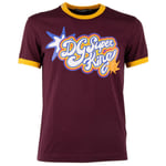 DOLCE & GABBANA DG Super King Printed Cotton T-Shirt Bordeaux Red Yellow 11070