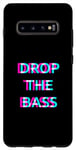 Coque pour Galaxy S10+ Drop The Bass Techno EDM Music Festival Raver Dance Rave