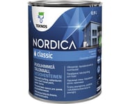 Fasadfärg TEKNOS Nordica Classic akrylatfärg vit 0,9L
