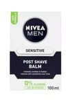 3 X Nivea Men Sensitive Post Shave Balm Instant Relief 0% Alcohol 100ml