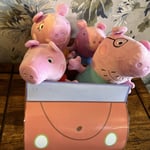 Peppa Pig 4 Piece Family Plush Soft Toys