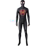Spider-Man Miles Morales Cosplay-dräkt för barn och vuxna XXS Jumpsuit (ingen mask)