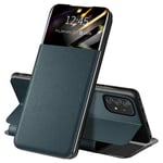 MTP Products Samsung Galaxy A52 5G, A52s Front Smart View Flip-deksel - Grønn