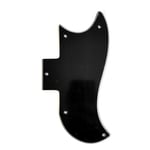 Black 3 ply Pickguard For Gibson 1961-1970 Half Face SG