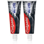 Colgate Advanced White Blegende tandpasta med aktiveret kul 2x75 ml