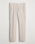 Oscar Jacobson Denz Linen Trousers Beige