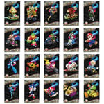 20Pcs Mini Cartes Mario Amiibo NFC FONGWAN Pour Switch/Lite Wii U- 3.1*2.2cm