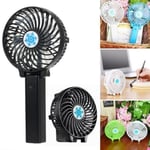 Handheld Mini Fan Usb Rechargeable Portable Handy Air Cooler Pink 1