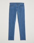 Canali Slim Fit 5-Pocket Jeans Blue Wash
