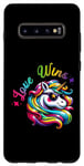 Coque pour Galaxy S10+ Love gagne le mois de la Gay Pride Unicorn Rainbow