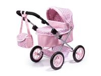 Bayer Trendy Pink Doll Deep Stroller 13002Aa
