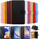 Samsung Galaxy A14/A34/A54 plånbok skal fodral korthållare - ROSA SAMSUNG A54 5G
