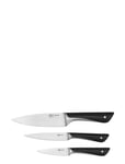 Jamie Oliver Knife Set 3Pc Home Kitchen Knives & Accessories Knife Sets Silver Jamie Oliver Tefal