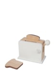 Toaster, White Toys Toy Kitchen & Accessories Toy Kitchen Accessories White Magni Toys