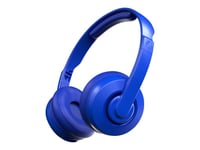 Skullcandy Cassette - Écouteurs avec micro - sur-oreille - Bluetooth - sans fil - bleu cobalt