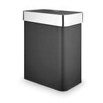 Tower T938020BLK Compact Sensor Bin, Large 60L, Hands Free Opening, Automatic Close, Retaining Ring, Black