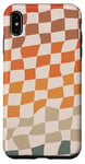 Coque pour iPhone XS Max Damier de couleur rétro à carreaux