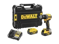 Dewalt Dcd794p2t-Qw Dcd794p2t-Qw Batteri Boremaskine 18 V 5 Ah Litium Inkl. Ekstra Batteri, Inkl. Oplader, Kuffert