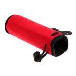 HomeDecTime Neoprene Insulated Sport Water Bottle Cover Pouch Sleeve Bag Holder - Red
