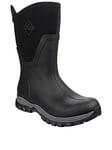 Muck Boots Arctic Sport Mid Height Wellington Boots - Black, Black, Size 6, Women