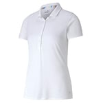 Puma W Rotation Polo Polo Shirt Femme Bright White FR : XS (Taille Fabricant : XS)