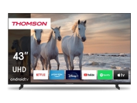 Thomson 43UA5S13 - 43 Diagonal klass LED-bakgrundsbelyst LCD-TV - Smart TV - Android TV - 4K UHD (2160p) 3840 x 2160 - HDR - Direct LED - svart