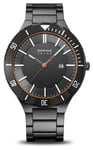 Bering 14443-779 Men's Solar (43mm) Grey Dial / Grey Watch