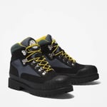 Timberland Heritage Waterproof Rubber-Toe Hiker Black Nubuck/Gre