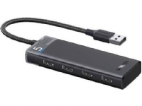 Adapter, USB-A to 4x USB-A hub UGREEN CM653 (gray)