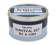 Survival Kit In A Can SOMEONE SPECIAL Fun Thinking of You/Friend/Boyfriend/Girlfriend/Nanna/Grandad/Aunt/Uncle/Husband/Wife/Partner/Valentines Day/Christmas/Birthday Gift Card Present (Blue/Navy)