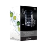 Barcraft Glass Cocktail Mixing Set - Bar Themed Gift