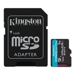 KINGSTON – 1TB microSDXC Canvas Go Plus 170R A2 U3 V30 Card + ADP (SDCG3/1TB)