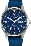 Lorus Men Automatic Watch Blue Dial and Blue Strap RL409BX9