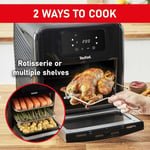 Tefal Easy Fry 9-In-1, 11L Air Fryer Oven, Grill and Rotisserie 8 Programs