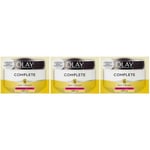 3 x Olay Complete Day Cream SPF15 Normal/Dry 50ml
