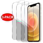 3-Pack - iPhone 12 Mini - Härdat Glas Skärmskydd Transparent