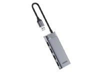 USB HUB Ugreen Adapter, USB-A till 4x USB-A hubb UGREEN CM653 (grå)
